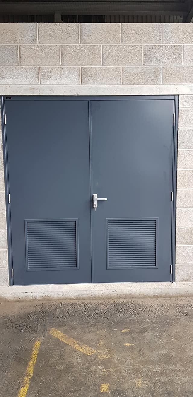 Steel Substation Doors - Double