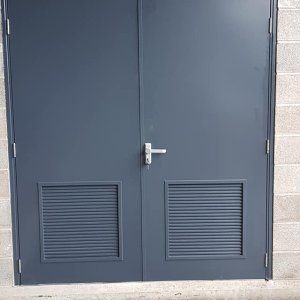 Steel Substation Doors - Double